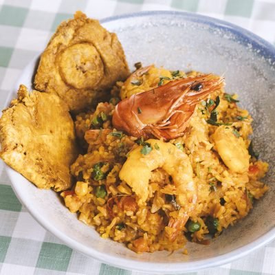 ARROZ CON CAMARONES